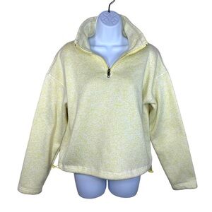 Small Yellow Thread And Supply Fleece Jacket Long Sleeve Pullover